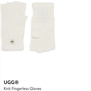 UGG- Knit Fingerless Mitten Gloves
